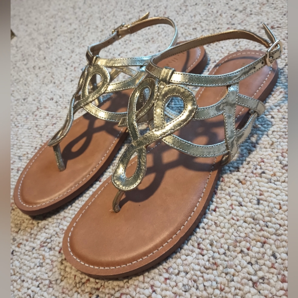 Elegant Silver Women's Sandals
